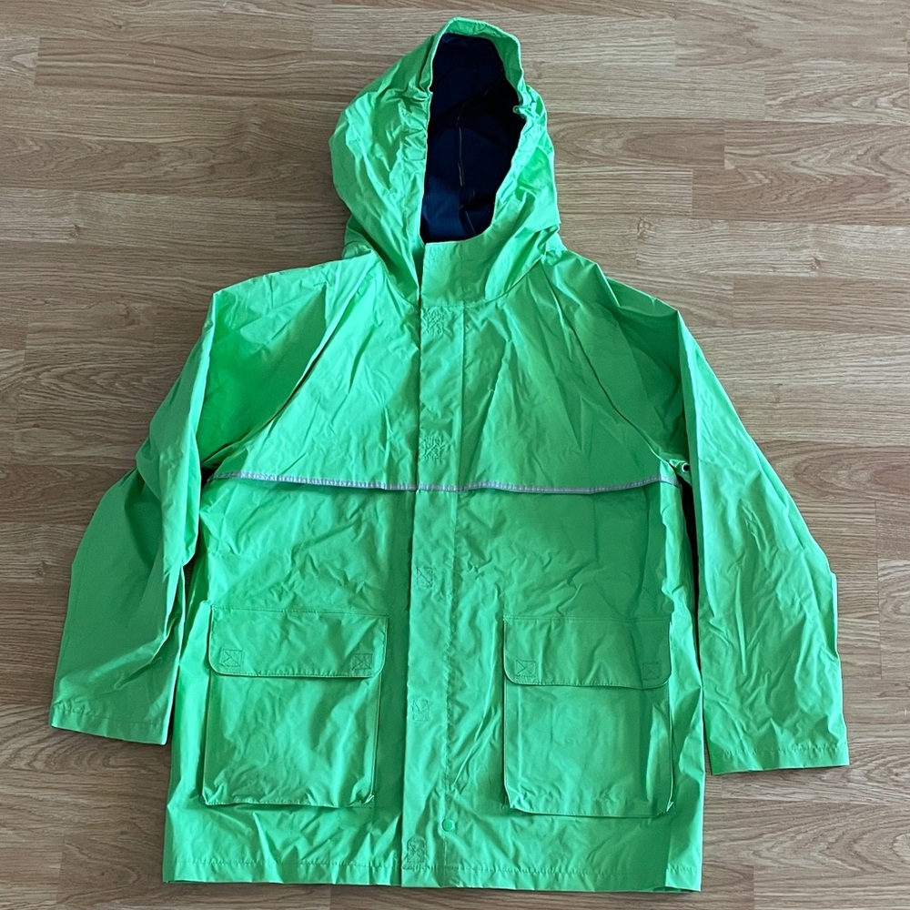 Lands end girls rain coat 10/12